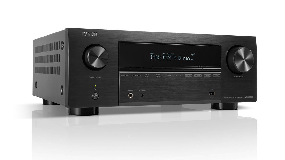Denon AVC-X3800H Surround Sound Receiver - [9.4x105W 8K BT Wi-Fi HEOS USB Phono]