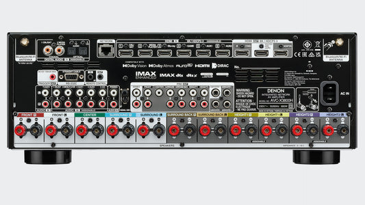 Denon AVC-X3800H Surround Sound Receiver - [9.4x105W 8K BT Wi-Fi HEOS USB Phono]