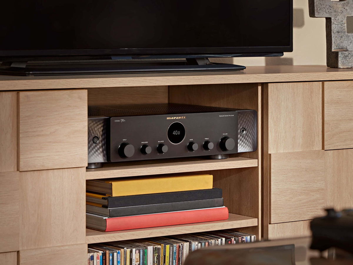 Marantz STEREO 70s Receiver - [2x75W BT Wi-Fi HEOS DAC USB Phono Tuner HDMI]