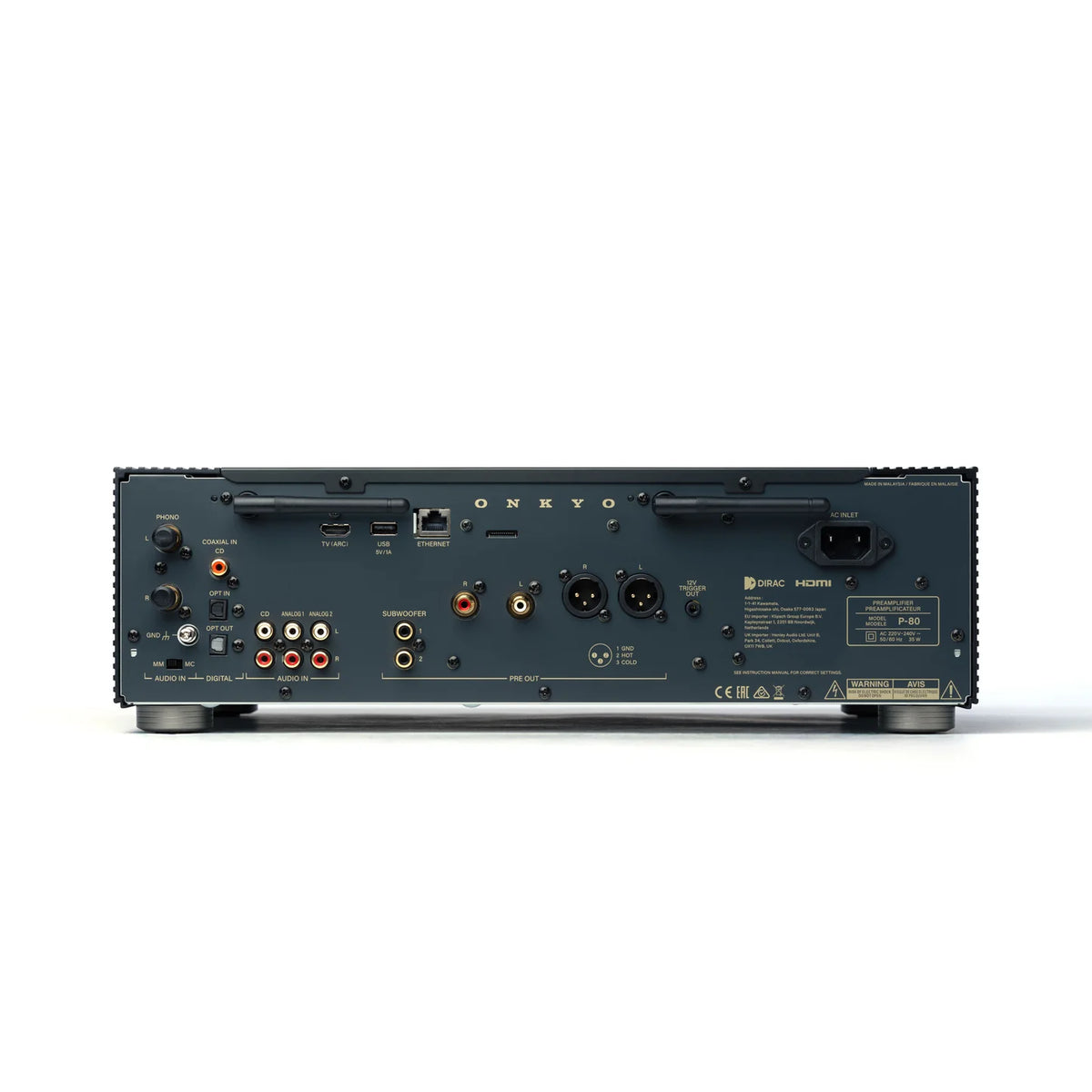 Onkyo P80 Premium Icon Series Network Pre-Amplifier