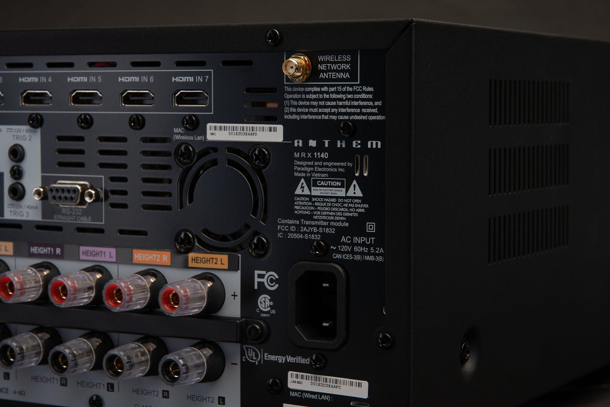 ANTHEM MRX-1140 AV RECEIVER - [15.2x140W Wi-Fi BT HDMI DAC USB]