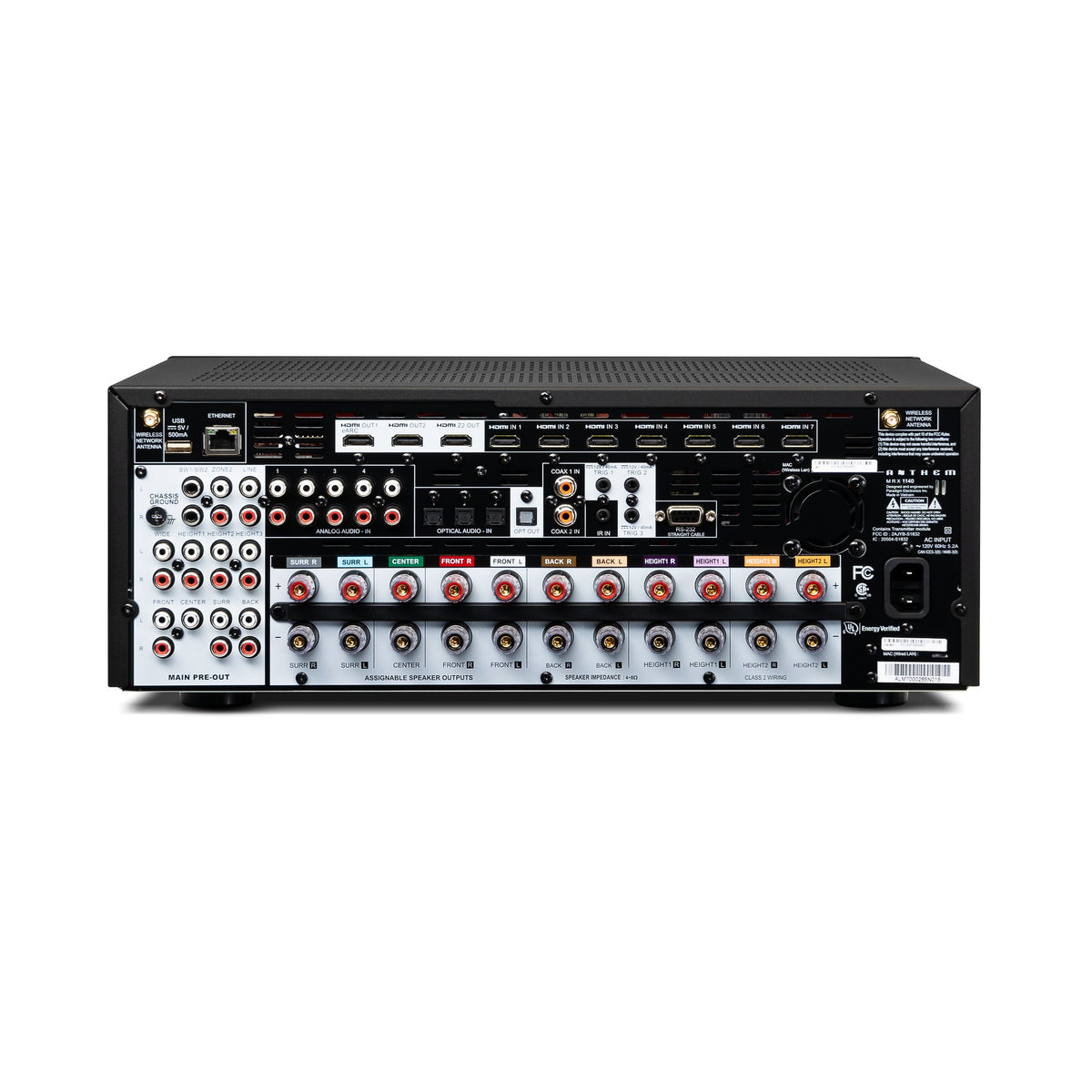 ANTHEM MRX-1140 AV RECEIVER - [15.2x140W Wi-Fi BT HDMI DAC USB]