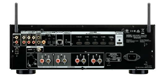 Denon DRA-800H Stereo Receiver - [2x100W BT Wi-Fi HEOS DAC USB Phono Tuner HDMI]