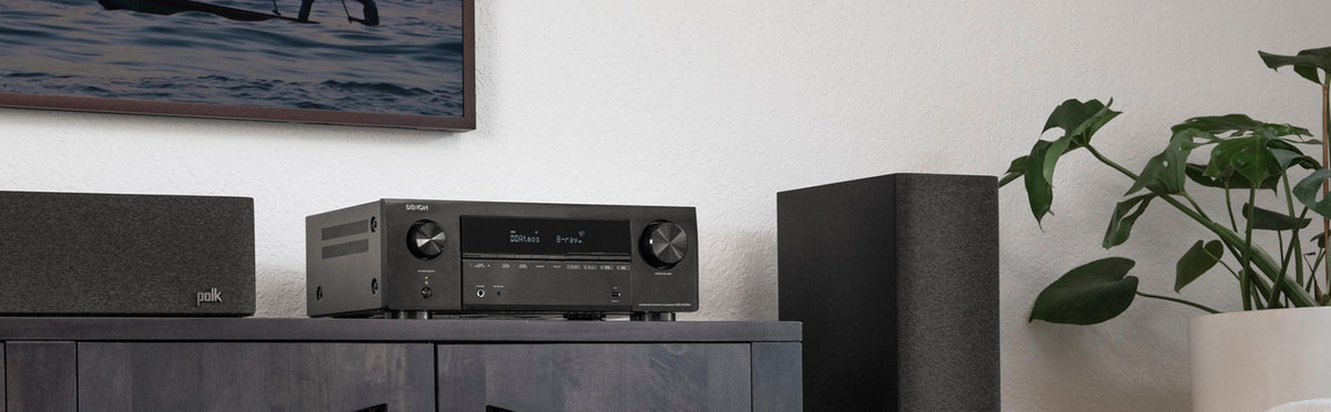 Denon AVR-X1700H Surround Sound Receiver - [7.2x80W 8K BT Wi-Fi HEOS USB Phono]