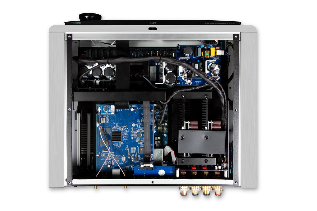 NAD M33 Integrated Streaming Amplifier - [2x200W DAC USB BT Wi-Fi BluOS HDMI AES/EBU XLR Phono]