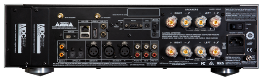 NAD M33 Integrated Streaming Amplifier - [2x200W DAC USB BT Wi-Fi BluOS HDMI AES/EBU XLR Phono]