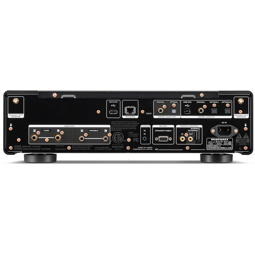 Marantz SACD 30n Digital Source Player - [CD SACD BT Wi-Fi HEOS PRE USB USB-PC]
