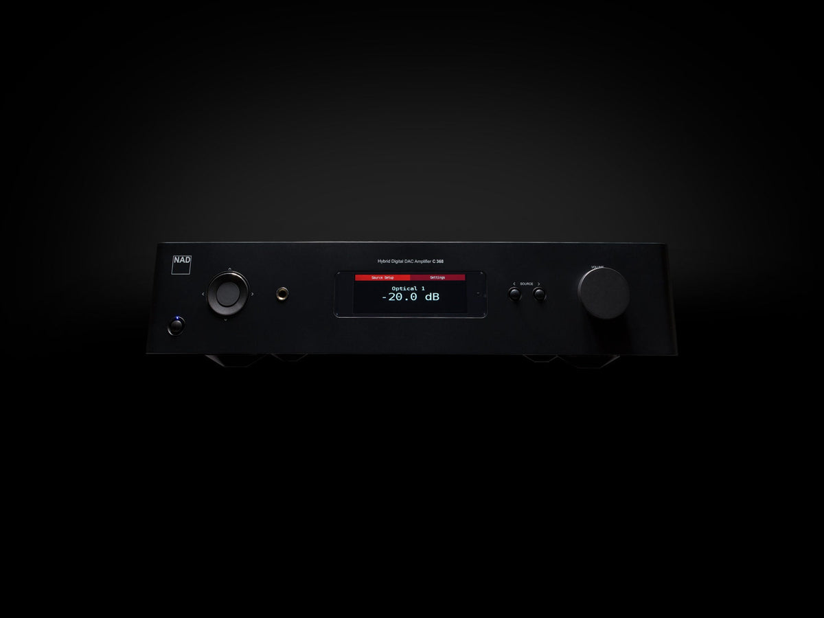 NAD C 368 Integrated Streaming Amplifier - [2x80W DAC USB BT Wi-Fi BluOS Phono]