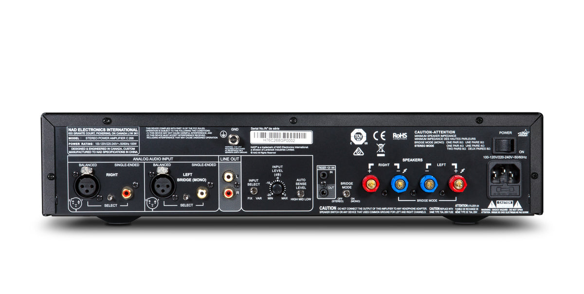 NAD C 268 Power Amplifier [2x80W]