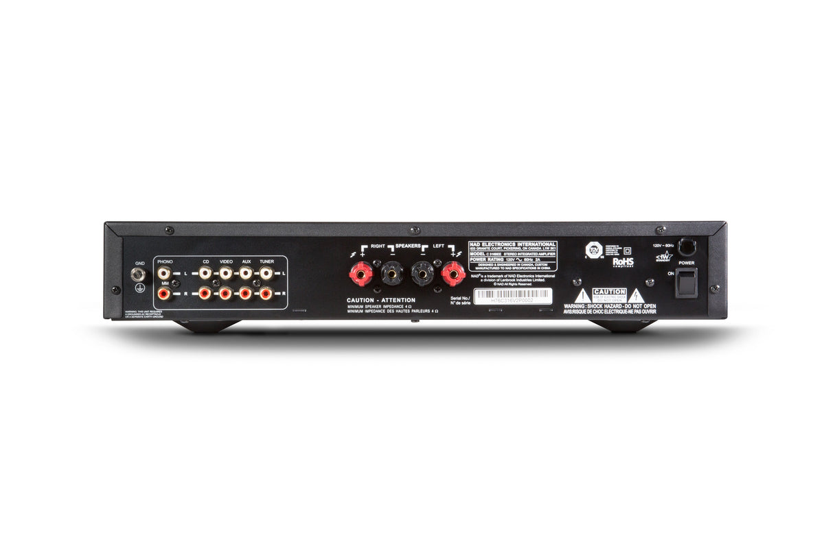 NAD C 316BEE v2 Integrated Amplifier - [2x45W Phono]
