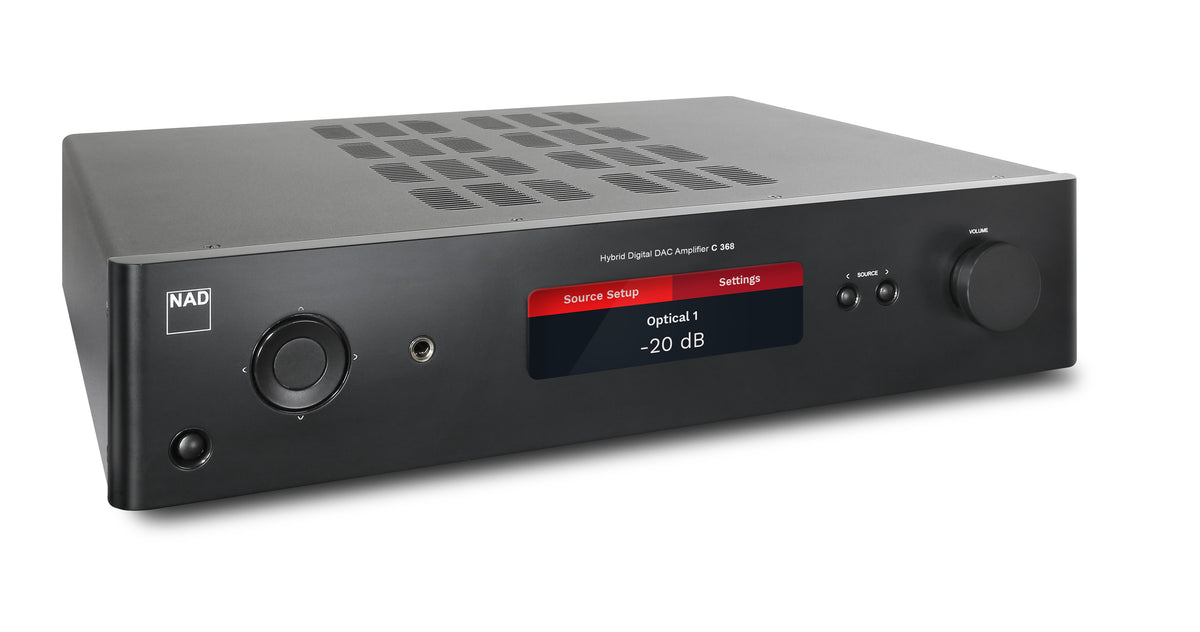 NAD C 368 Integrated Streaming Amplifier - [2x80W DAC USB BT Wi-Fi BluOS Phono]