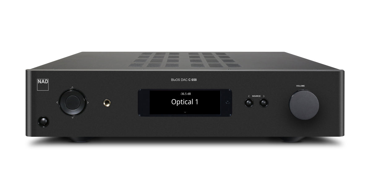 NAD C 658 Streaming Dac and Preamplifier - [DAC PRE USB BT Wi-Fi BluOS Phono]