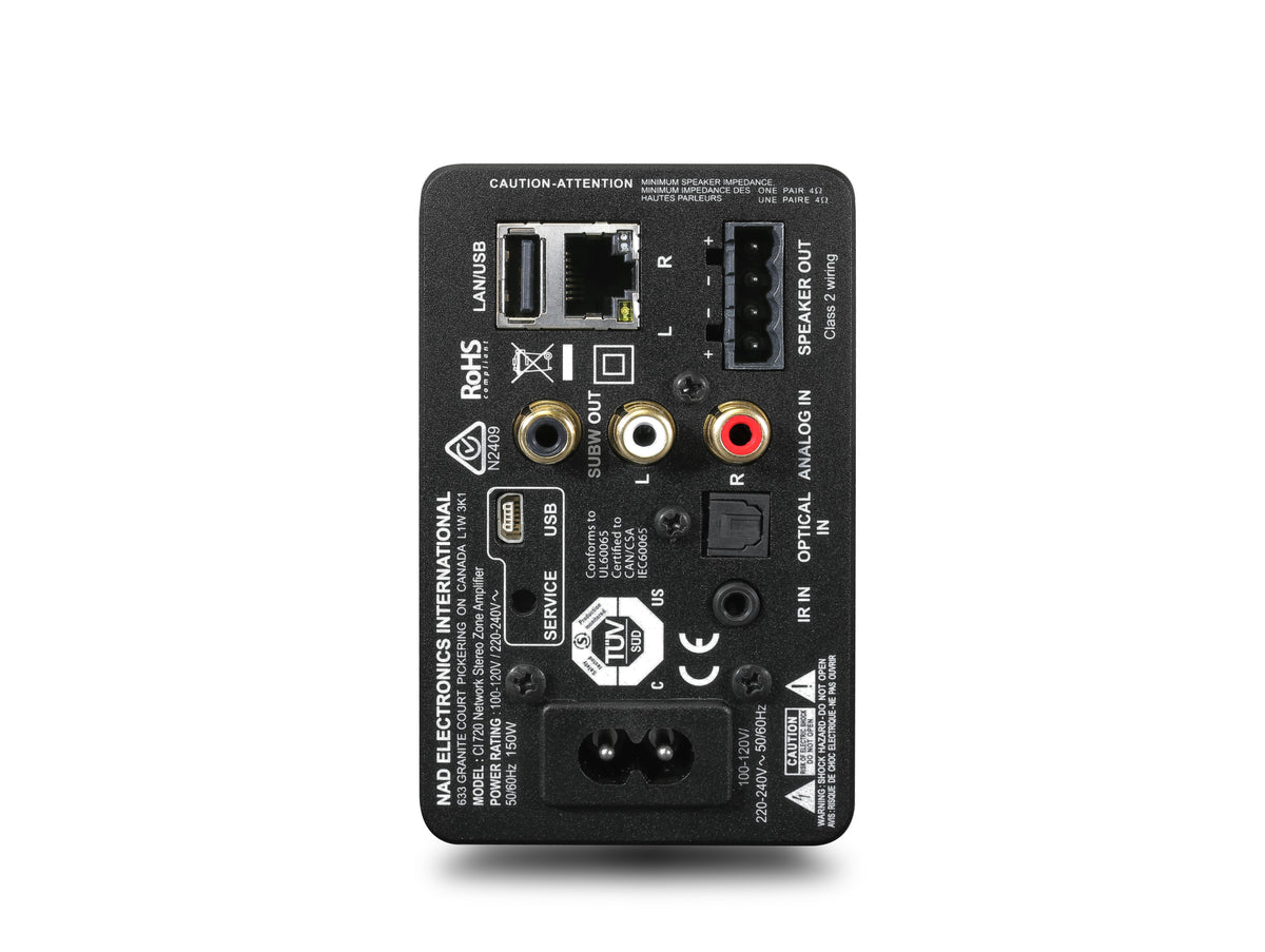 NAD CI 720 v2 [2x60W DAC Wi-Fi BluOS USB]