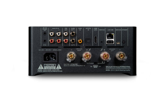 NAD M10 V2 Integrated Streaming Amplifier - [2x100W DAC USB BT Wi-Fi BluOS HDMI Phono]