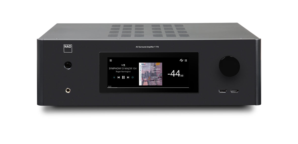 NAD T 778 AVR - [9.2x85W 4K DAC BluOS Wi-Fi USB BT Phono]