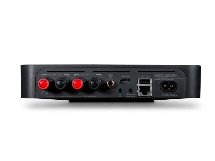 Bluesound POWERNODE EDGE Streaming Amplifier - [2x40W BT Wi-Fi BluOS DAC USB HDMI]