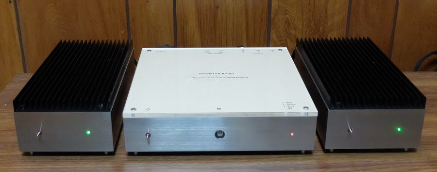 Sparkler Audio model S513i "pastoral" ― Control Amplifier with Remote and  model S514i "rhapsody" ― Dual Monaural Power Amplifier (* 2) - [2x25W]