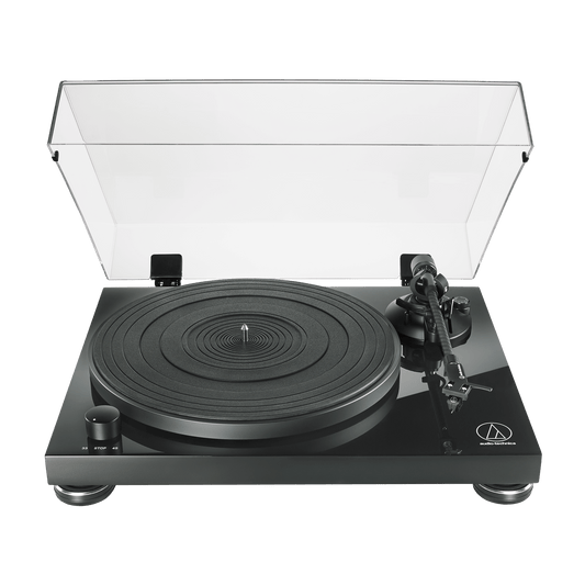 Audio Technica AT-LPW50PB - Fully Manual Belt-Drive Turntable - [LP Phono Manual]