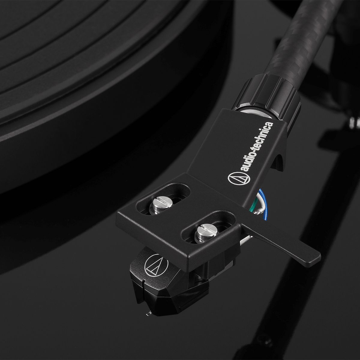 Audio Technica AT-LPW50PB - Fully Manual Belt-Drive Turntable - [LP Phono Manual]