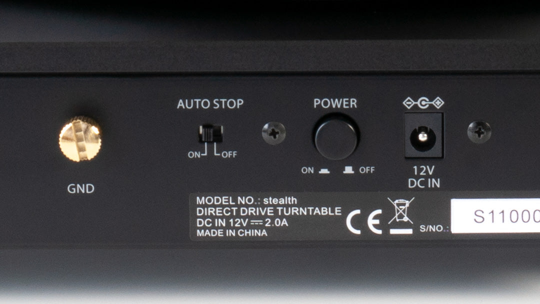Music Hall stealth Semi-Automatic Direct-Drive Turntable - [LP]