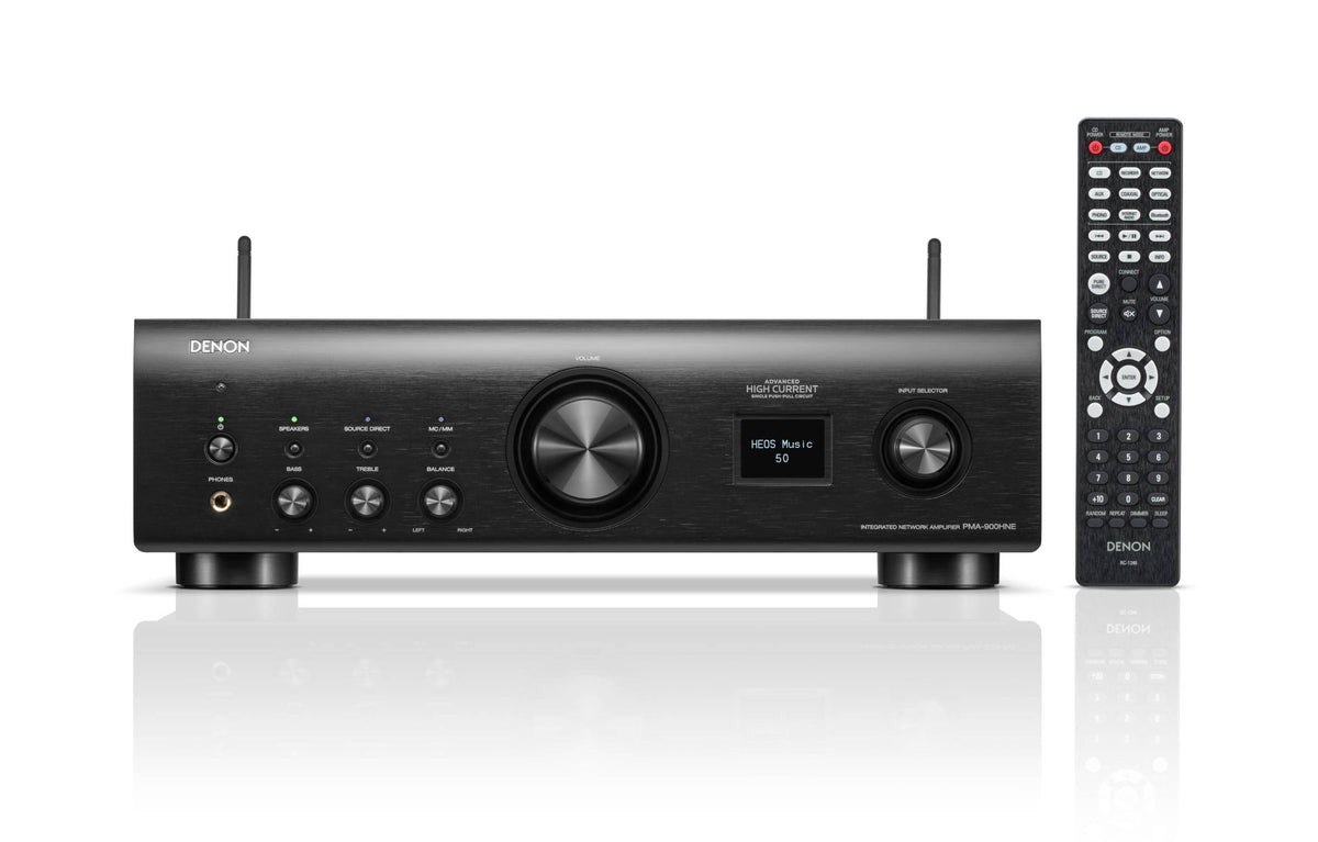 Denon PMA-900HNE Integrated Streaming Amplifier - [2x50W BT Wi-Fi DAC HEOS USB PHONO]