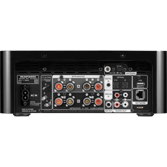 Marantz M-CR612 Mini System - [2x50W(6Ω) CD USB BT DAC Wi-Fi HEOS Tuner]